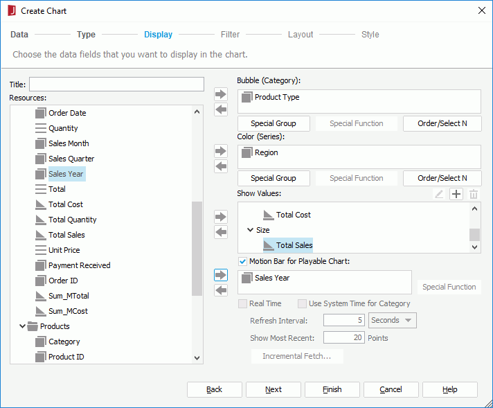 Add Field for the Chart
