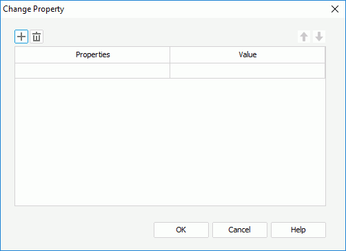 Change Property dialog