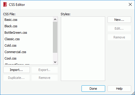 CSS Editor