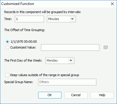 Customized Function dialog for Date and Time type