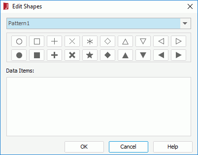 Edit Shapes dialog