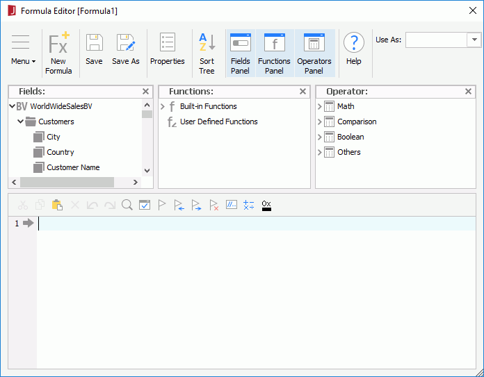 Formula Editor