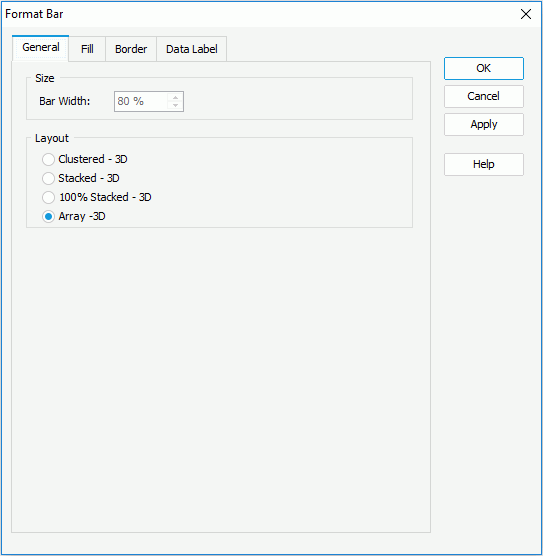 Format Bar - General 3-D