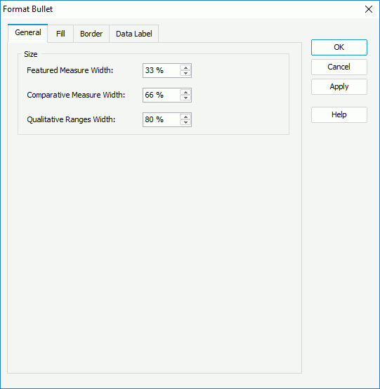 Format Bullet dialog - General