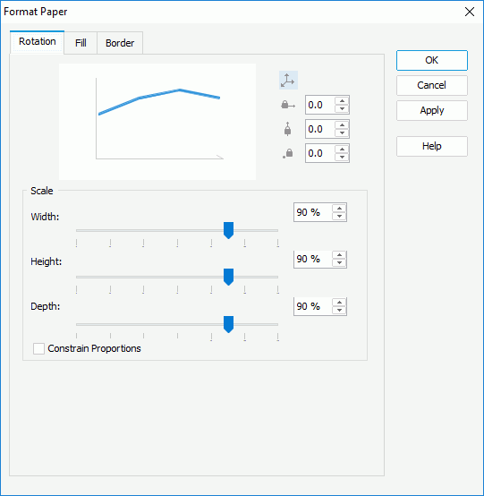 Format Paper dialog - Rotate