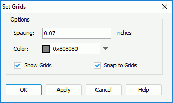 Set Grids dialog
