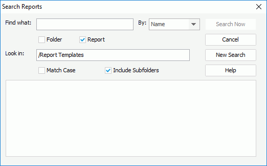 Search Reports