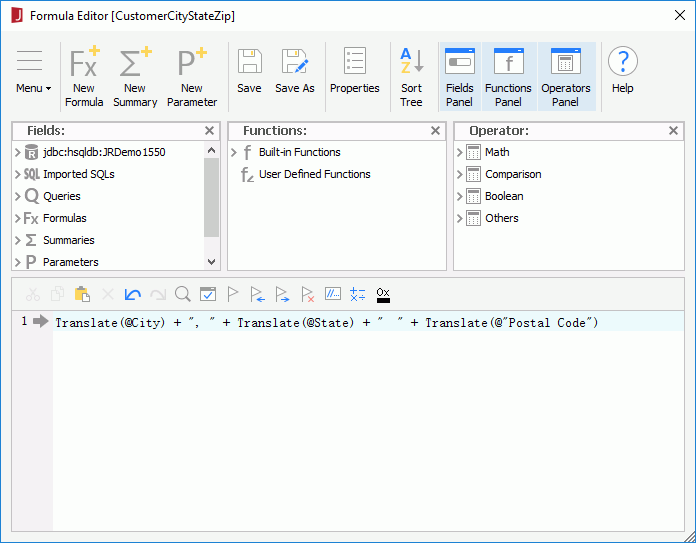 Rewrite CustomerCityStateZip Formula