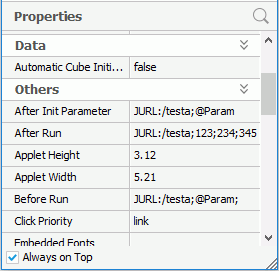 Report Inspector panel