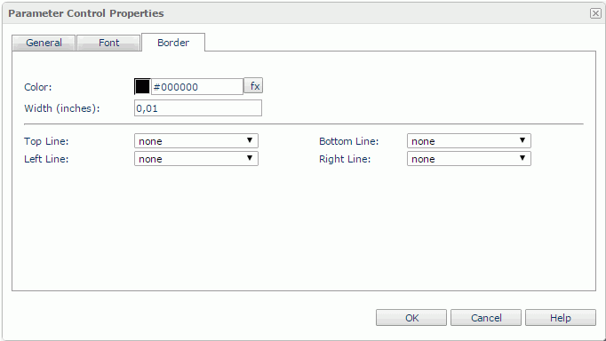 Parameter Control Properties