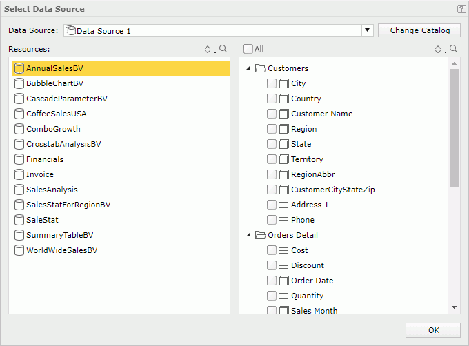Select Data Source